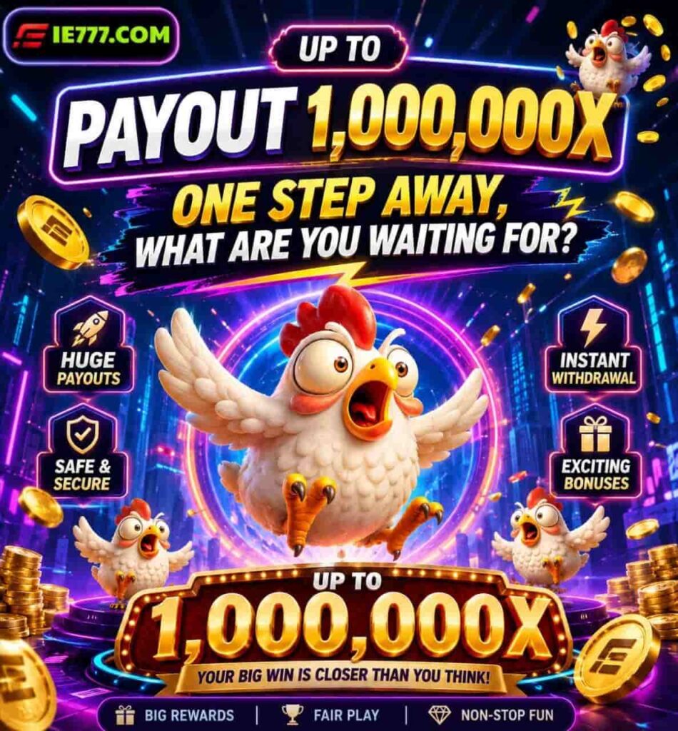 IE777 game interface with online casino games and mobile gaming features